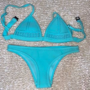 Turquoise bikini